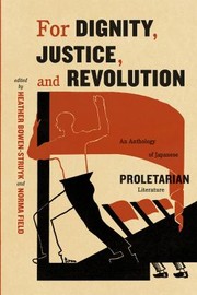 Cover of: Literature For Revolution An Anthology Of Japanese Proletarian Writings by 