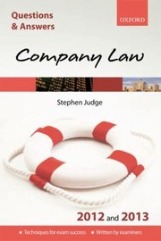 Cover of: Company Law 2012 And 2013