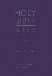 Cover of: Large Print BibleNRSV