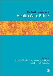 Cover of: The Sage Handbook Of Health Care Ethics Core And Emerging Issues