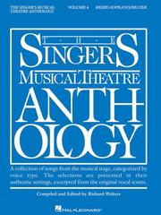 Cover of: Singer's Musical Theatre Anthology - Volume 4: Mezzo-Soprano/Belter Book Only (Singer's Musical Theatre Anthology (Songbooks))