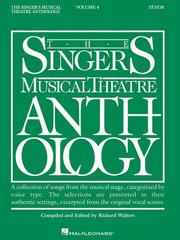 Cover of: Singer's Musical Theatre Anthology - Volume 4: Tenor Book Only (Singer's Musical Theatre Anthology (Songbooks))