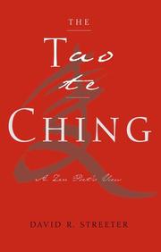 Cover of: The Tao te ching by D. R. Streeter