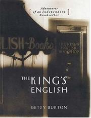 Cover of: The King's English by Betsy Burton