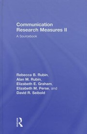 Cover of: Communication Research Measures Ii A Sourcebook