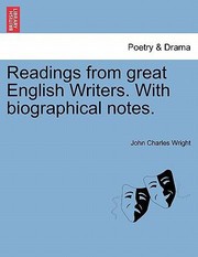 Cover of: Readings from Great English Writers with Biographical Notes