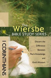 Cover of: 1 Corinthians Discern The Difference Between Mans Knowledge And Gods Wisdom
