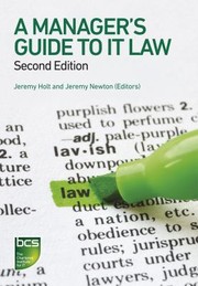 Cover of: A Managers Guide To It Law