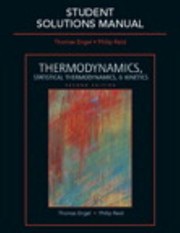 Cover of: Student Solutions Manual Thermodynamics Statistical Thermodynamics Kinetics