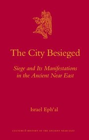 Cover of: The City Besieged Siege And Its Manifestations In The Ancient Near East by 