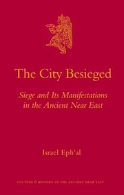 Cover of: The City Besieged Siege And Its Manifestations In The Ancient Near East