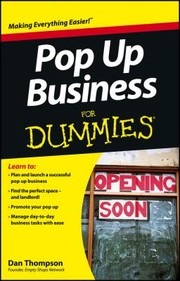 Popup Business For Dummies by Consumer Dummies