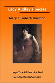 Cover of: Lady Audley\'s Secret (Large Print) by Mary Elizabeth Braddon