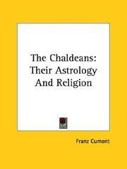 Cover of: The Chaldeans by Franz Cumont