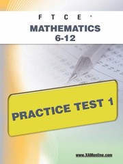 Cover of: Ftce Mathematics 612 Practice Test 1