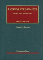 Cover of: Corporate Finance Cases And Materials