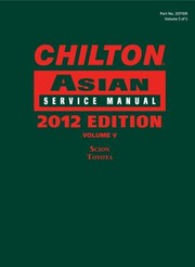 Chilton Asian Service Manual by Chilton Automotive Books