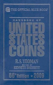 Cover of: The Official Blue Book Handbook Of United States Coins 2009