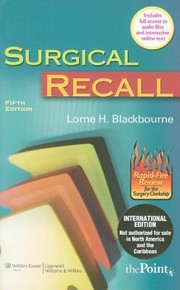 Cover of: Surgical Recall
            
                Recall Wolters Kluwer