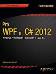 Cover of: Pro Wpf In C 2012 Windows Presentation Foundation With Net 45