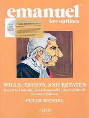 Cover of: Wills Trusts and Estates With CDROM
            
                Emanuel Law Outlines