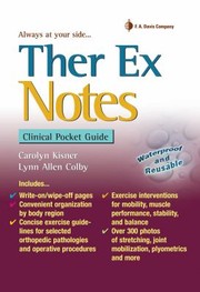 Cover of: Ther Ex Notes Clinical Pocket Guide by 