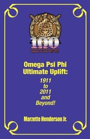 Omega Psi Phi Ultimate Uplift by Marzette Henderson