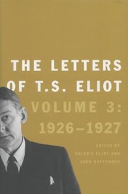 Cover of: The Letters Of Ts Eliot by 