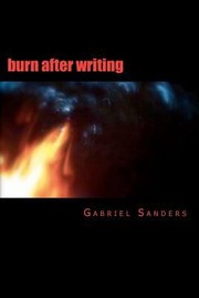 Cover of: Burn After Writing