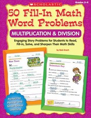 Cover of: 50 Fillin Math Word Problems Multiplication Division by 