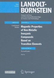 Cover of: Magnetic Properties Of Tectosilicates I