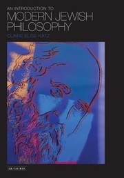 Cover of: An Introduction To Modern Jewish Philosophy
