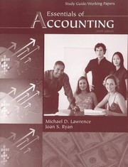 Cover of: Essentials Of Accounting Study Guide With Working Papers