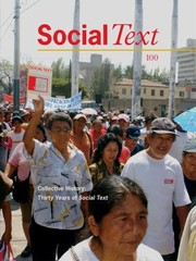 Cover of: Collective History Thirty Years Of Social Text