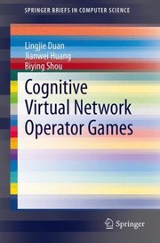 Cover of: Cognitive Virtual Network Operator Games by 