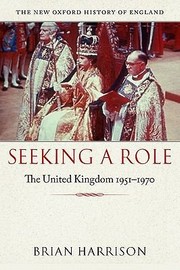 Cover of: Seeking A Role The United Kingdom 19511970