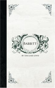 Cover of: Babbit by Sinclair Lewis, Sinclair Lewis