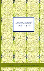 Cover of: Quentin Durward by Sir Walter Scott