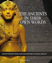 Cover of: The Ancients In Their Own Words