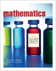 Cover of: Mathematics With Allied Health Applications