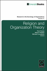 Cover of: Religion And Organization Theory