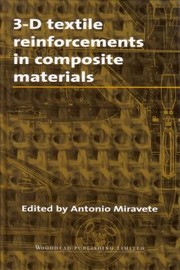 Cover of: 3d Textile Reinforcements In Composite Materials