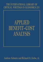 Cover of: Applied Benefitcost Analysis by 