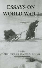 Cover of: Essays On World War I