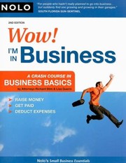 Cover of: Wow Im In Business A Crash Course In Business Basics