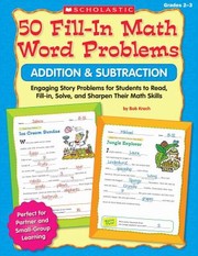 Cover of: 50 Fillin Math Word Problems Addition Subtraction