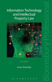 Cover of: Information Technology And Intellectual Property Law