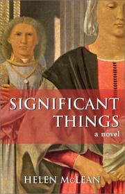 Cover of: Significant things: a novel