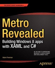 Cover of: Metro Revealed Building Windows 8 Apps With Xaml And C