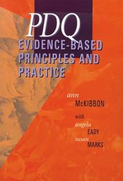 Cover of: PDQ Evidence-Based Principles and Practice